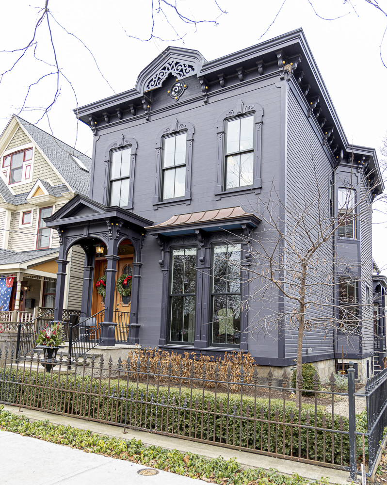 The 1872 Italianate Robertson-Lawrence House in the Ohio City Preservation District